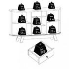 Balcão Buffet 3 Portas 1 Gavetas Monza Madetec