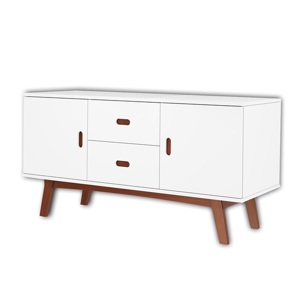 Balcão Buffet 3 Portas 2 Gavetas Aparador 150 Cm Mônaco Mdf L