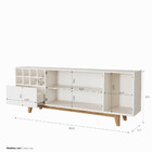 Balcão Buffet 3 Portas E 1 Gaveta Duna Mavaular