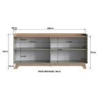 Balcão Buffet 4 Portas 200cm John - Verde