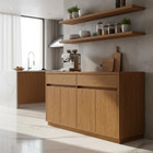 Balcão Buffet 4 Portas E 2 Gavetas De 150cm Em Mdf Lorient Yp