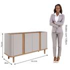 Balcão Buffet 4 Portas Eva Cimol