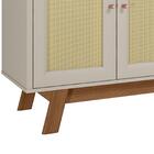 Balcão Buffet 4 Portas Freijó Off White Bangu Shop Jm