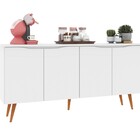 Balcão Buffet 4 Portas Outlet - Branco - Rpm Móveis