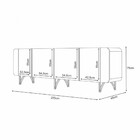 Balcão Buffet 4 Portas Saluti Hb Móveis