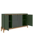 Balcao Buffet 50528 Porta De Vidro 168cm Dcasa