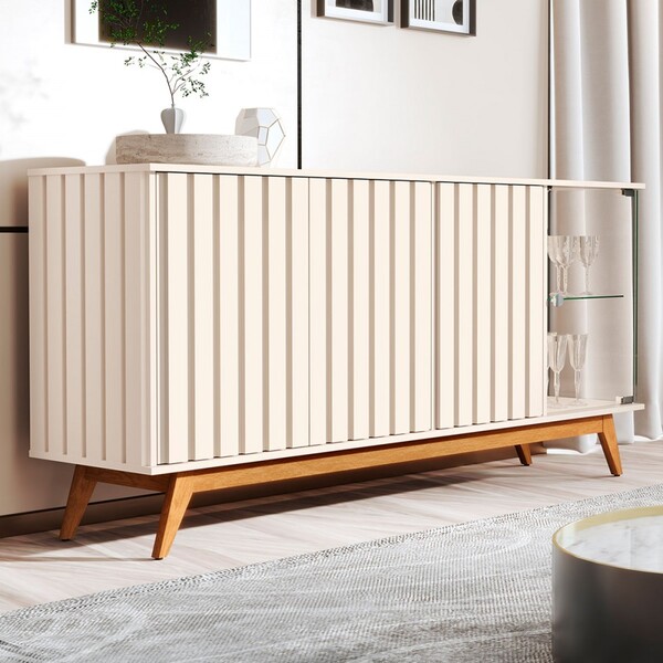 Balcão Buffet Açai 4 Portas 3 Prateleiras - Jb Bechara