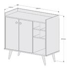 Balcão Buffet Adega 1212 Caramelo Pérola Jb Bechara