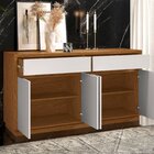 Balcão Buffet Aparador De 150cm Para Sala De Jantar 4 Portas