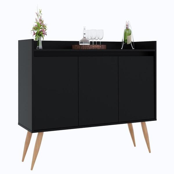 Balcão Buffet Aparador Para Sala De Jantar 3 Portas Lizzy L03