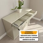 Balcão Buffet Aparador Rubi Com 3 Portas E 1 Gaveta Com Repar