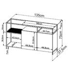 Balcao Buffet Bar 2 Portas Est Aço York Artesano