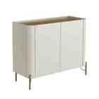Balcão Buffet Bend 99 Cm Louro-luna/dourado Incolar