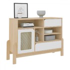 Balcão Buffet Cantinho Do Café 1 Porta 2 Gavetas Naturale/bra