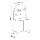 Balcão Buffet Cantinho Do Café Bali Naturale/terracota - Pnr