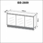 Balcão Buffet Com Espelho Tecnomobili Natural