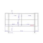 Balcão Buffet Contemporâneo Habitat C/ 2 Portas 1,36m  Legno