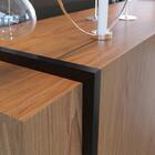 Balcão Buffet Copacabana 4 Portas 2 Prateleiras Freijó/preto