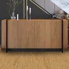 Balcão Buffet Copacabana 4 Portas 2 Prateleiras Freijó/preto