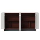 Balcão Buffet Copacabana 4 Portas 2 Prateleiras Off White/nog