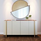 Balcão Buffet Copacabana 4 Portas 2 Prateleiras Off White/nog