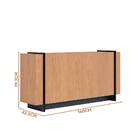 Balcão Buffet Copacabana Freijó Preto Fosco