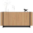 Balcão Buffet Copacabana Freijó Preto Fosco