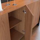 Balcão Buffet Copacabana Freijó Preto Fosco