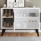 Balcão Buffet Copenhague 2 Portas Branco - Pnr Móveis