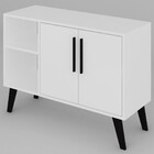 Balcão Buffet Copenhague 2 Portas Branco - Pnr Móveis