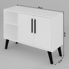 Balcão Buffet Copenhague 2 Portas Branco - Pnr Móveis