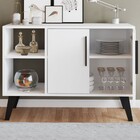 Balcão Buffet Copenhague 2 Portas Branco - Pnr Móveis