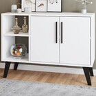 Balcão Buffet Copenhague 2 Portas Branco - Pnr Móveis