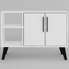 Balcão Buffet Copenhague 2 Portas Branco - Pnr Móveis