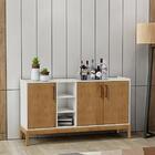 Balcao Buffet Em Mdf/madeira Maciça 2914 Milao Fnt