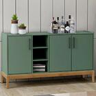 Balcao Buffet Em Mdf/madeira Maciça 2914 Milao Fnt