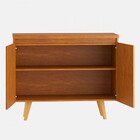 Balcão Buffet Fran 2 Portas Mel/off White - Viero Móveis