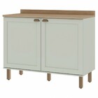 Balcão Buffet Iluminata 2 Portas 100% Mdf Verde Mint - Genial