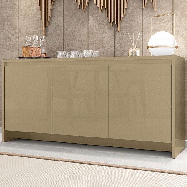 Balcão Buffet Madrid 3 Portas 1 Gaveta Champagne 050.305 - Ca