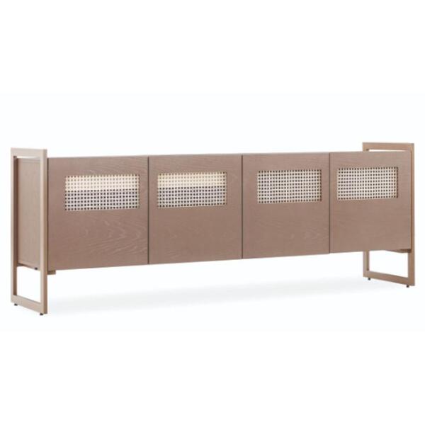 Balcão Buffet Mh-5368 Herval 4 Portas 204 Cm Palha Natural Ma