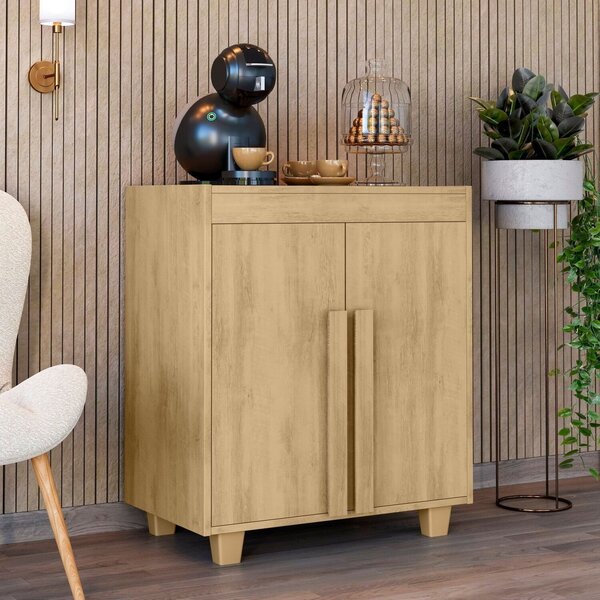 Balcão Buffet Multiuso 2 Portas 1 Prateleira Croácia Cinamomo