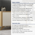 Balcão Buffet Pampulha 3 Portas 2 Prateleiras Cinamomo/off Wh