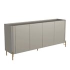 Balcão Buffet Para Sala De Estar 180cm Porta Lisa 100% Mdf Co