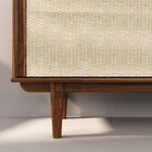 Balcão Buffet Sala De Jantar Madeira 2 Portas Castanho Simona