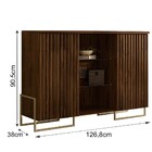 Balcão Buffet Sala De Jantar Metta M20 Palisandro - Mpozenato