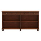 Balcão Buffet Sala De Jantar Rústico 168cm 4 Portas 4 Gavetas