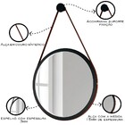 Balcão Buffet Sinfonia 4 Portas Com Espelho Redondo H01 Preto