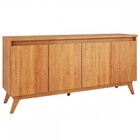 Balcão Buffet Stylo 4 Portas Mel - Viero Móveis