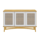 Balcão Buffet Veneza De Madeira  Com 3 Portas E 1 Gaveta Inte