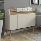 Balcão Buffet Verona 4 Portas Dakar/champanhe - Soluzione